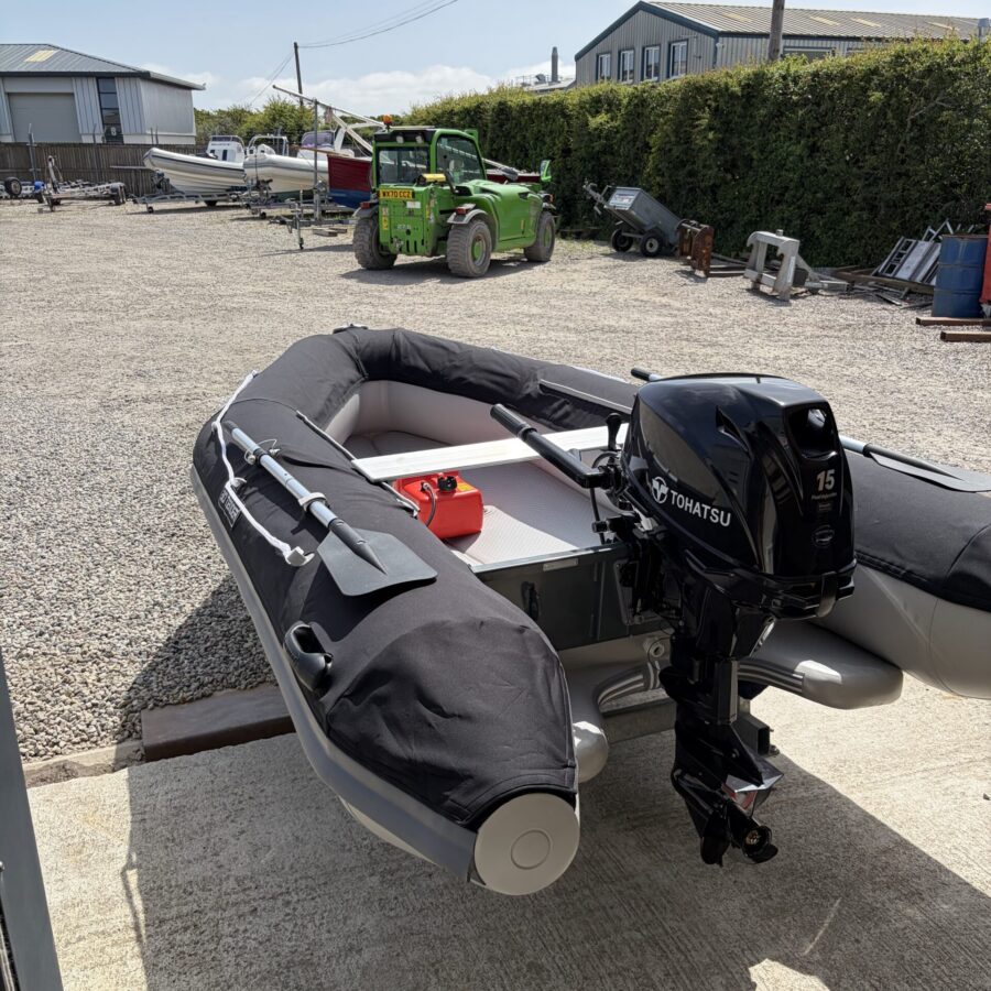 3D Tender VIBAIR 390 SIB with 15HP Tohatsu Package